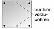 multiSTOP Zubehör: Montageplatte für Kugelgelenkhalterung